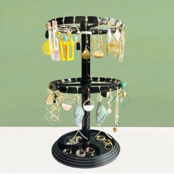 Black Detachable Multifunctional Earring Storage Rack- Earrings Organizer -NIB - Picture 6 of 7